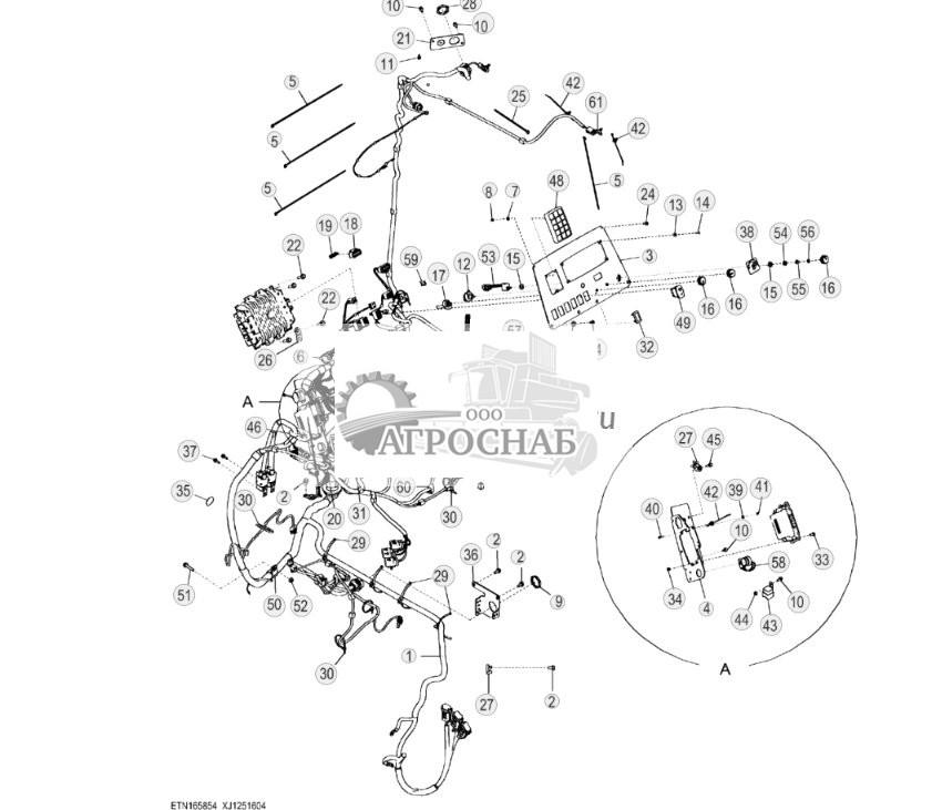 Крепежные детали жгута проводов кабины (329328 - ) - ST924285 264.jpg